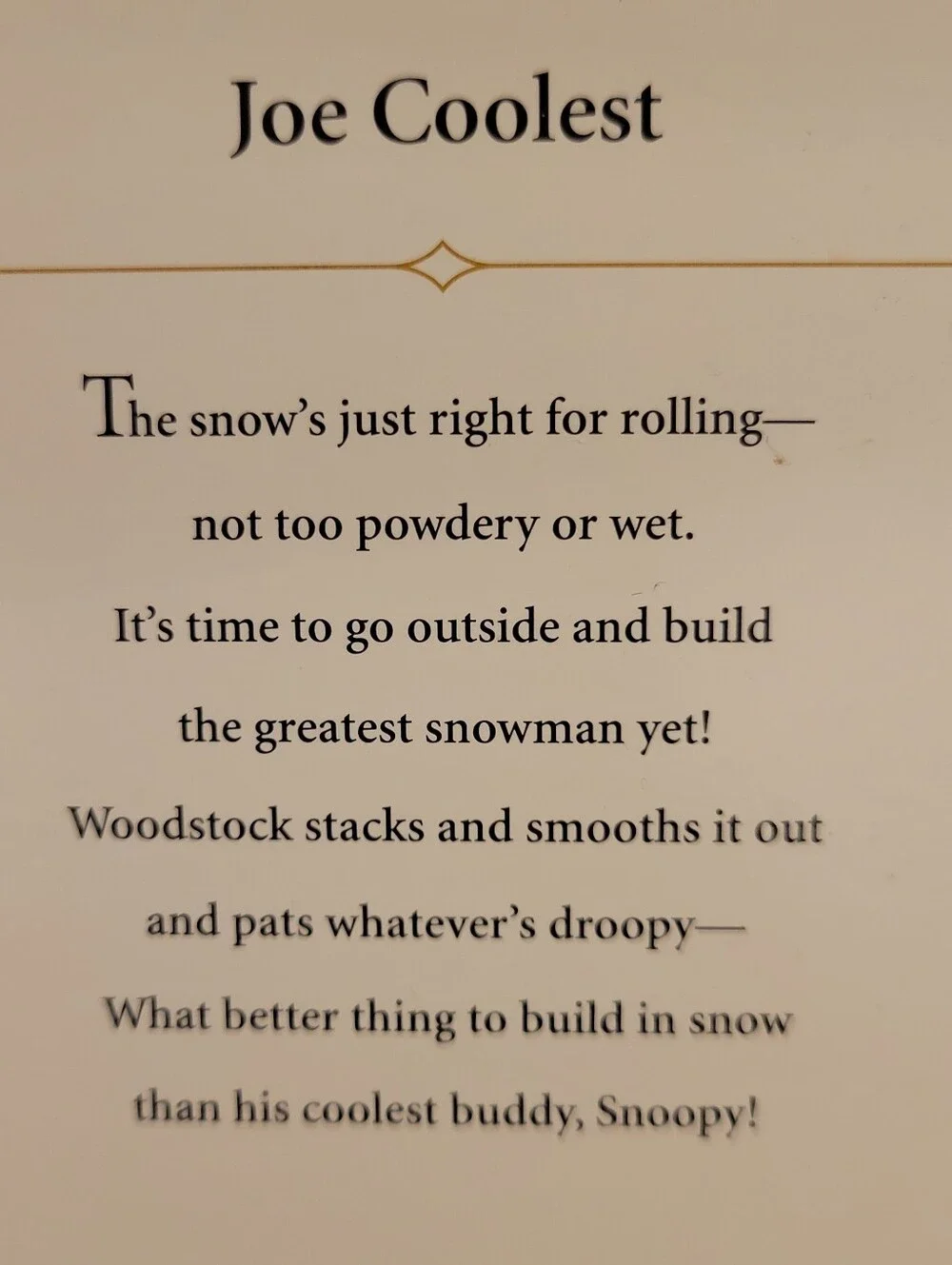 2006 Hallmark Keepsake Joe Coolest Snowman Ornament